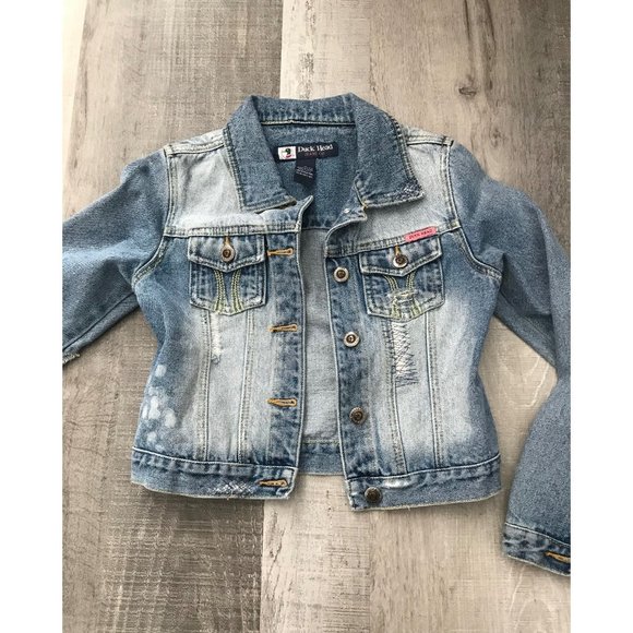 Duck Head Denim Jacket Girls Size M - Picture 4 of 4